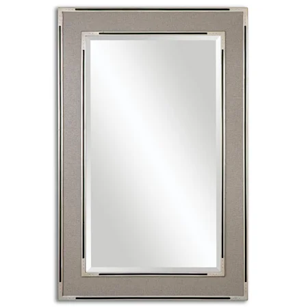 Alfred Oversized Gray-Tan Mirror